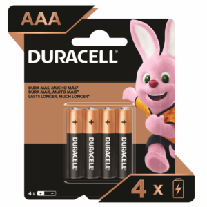 Duracell Coppertop AAA Batteries 4 Units