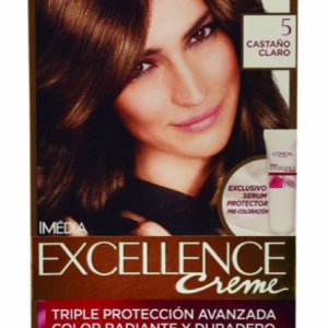 Loreal Excellence 5 Light Brown Hair Dye.