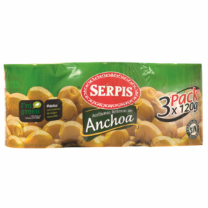 El Serpis Anchovy Olive 3 Pack 120 Gr