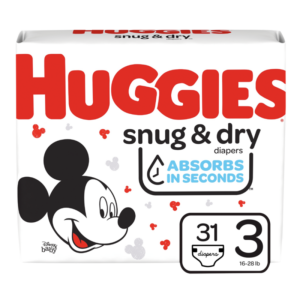 Huggies Snug&Dry E3 JUMBO Diaper 31 UN