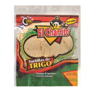 El Charrito Wheat Tortilla 1/10 Small