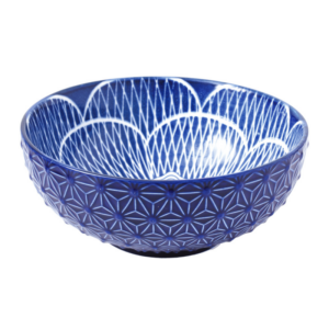 BOWL SMB BLUE ASSORTED DESIGNS 5 INCHES JP5.5