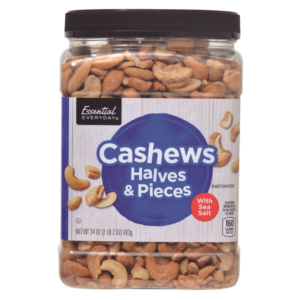 CASHEW ESSENTIAL HALVES 28 OZ