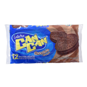 CAN CAN FILLED CHOCOLATE COOKIE 450 G
