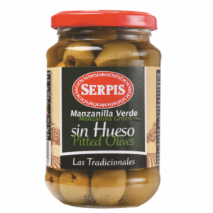 El Serpis Manzanilla Pitted Olives Jar 340 gr