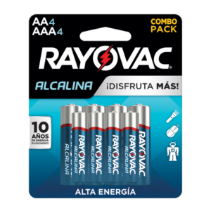 RAYOVAC AA4+AAA4/8 ALKALINE BATTERY PACK