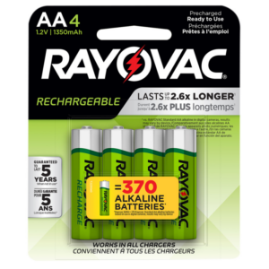 RAYOVAC NM715-4OP RECHARGEABLE BATTERY