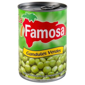 La Famosa Green Pigeon Peas 15 Oz