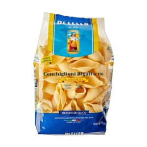 De Cecco Conchiglioni Rigati Pasta N.126 500 Gr