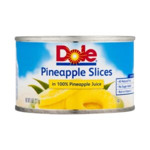 Dole Pineapple Slices 8 Oz