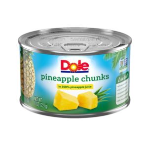Dole Pineapple Chunks 8 Oz