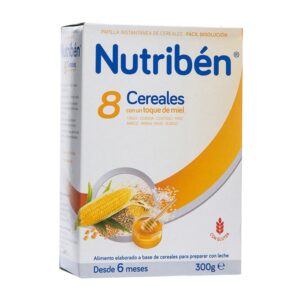 Nutriben 8 Cereals and Honey Porridge 300 Gr