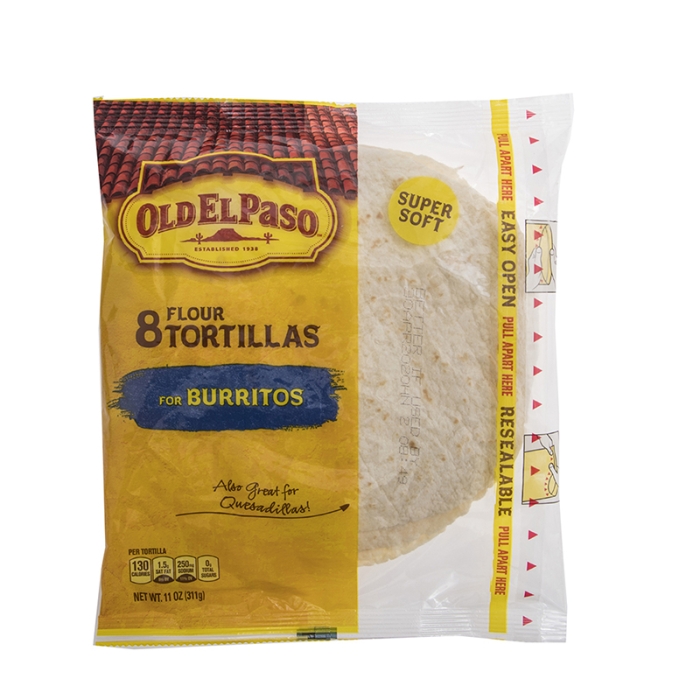 Old El Paso 8'' Wheat Tortilla 8 Und/Paq