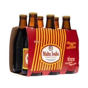 Malta India Medium Glass 12 Oz, 6 Units/Pack