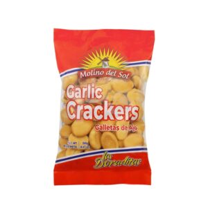 Molino Del Sol Golden Garlic Crackers Family 240 Gr