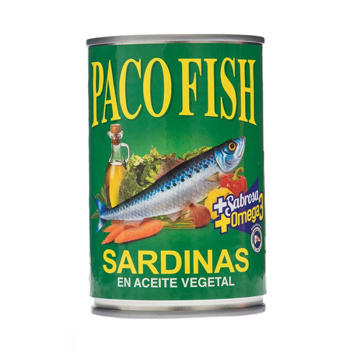 Paco Fish Sardines In Oil 15 Oz