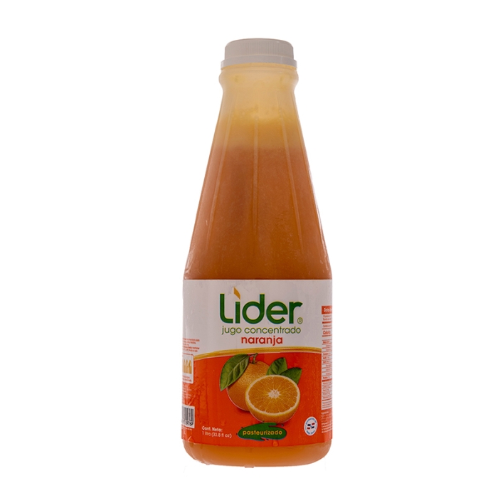 Lider Orange Flavor Concentrated Juice 32 Oz