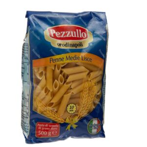 Pezzullo Medium Size Penne Pasta 500 Gr