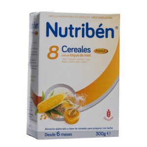 Nutriben 8 Cereals and Honey with Fiber Porridge 300 Gr