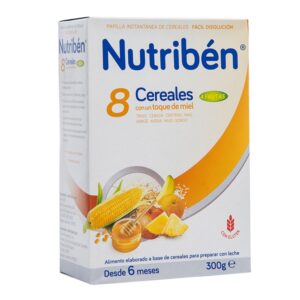 Nutriben 8 Cereals and Honey with 4 Fruits Porridge 300 Gr