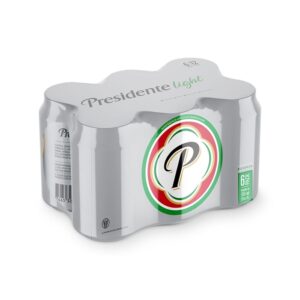 Presidente Light Beer Can 12 oz
