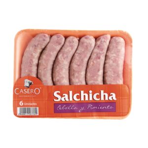 Homemade Sausage With Onion And Peppers 6 Units/Pack