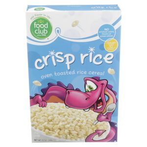 Food Club Crisp Rice Cereal 12 Oz