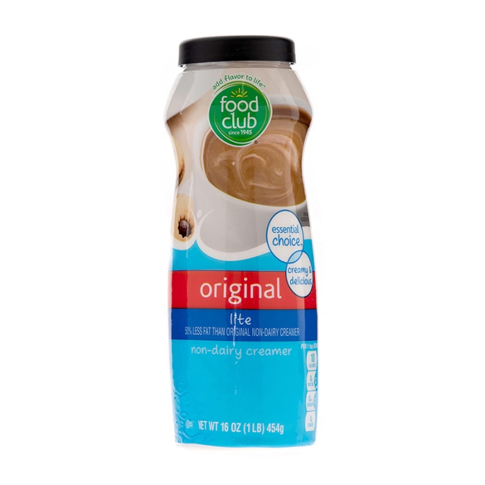 Lite Food Club Coffee Creamer 16 Oz