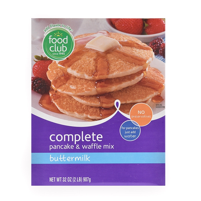 Food Club Fc Buttermilk Pancake Mix 2 Lb