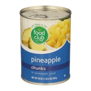 Food Club Pineapple Chunks 20 Oz