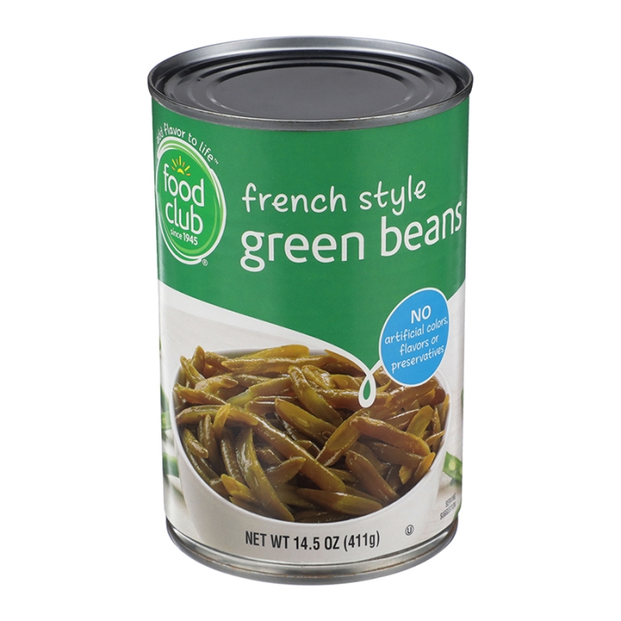 Food Club French Style Green Beans 14.5 Oz