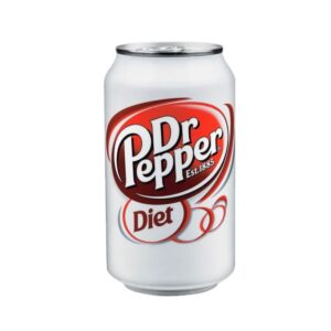 Dr. Pepper Diet Soda Can 12 Oz
