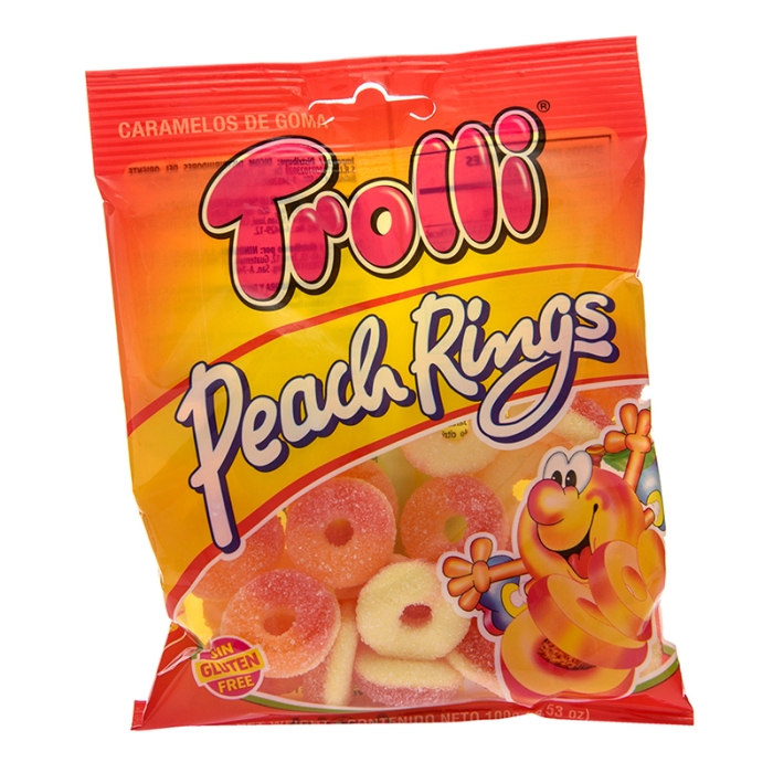 Trolli Peach Flavor Gummies 100 Gr