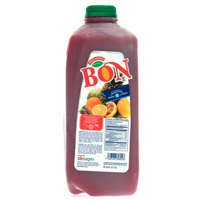 Bon Fruit Punch Concentrated Juice 57 Oz