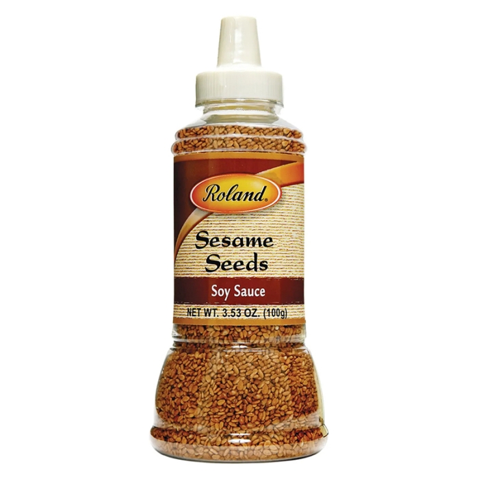 Roland Soy Sauce White Sesame Seeds 3.5 Oz
