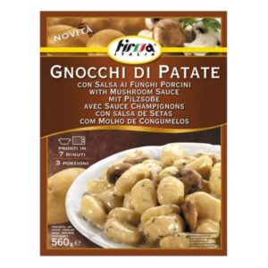 Gnocchi De Papas With Porcini Mushrooms Sauce Firma Italia 560 Gr
