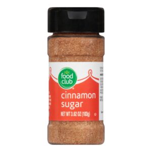 Food Club Cinnamon and Sugar 3.38 Oz