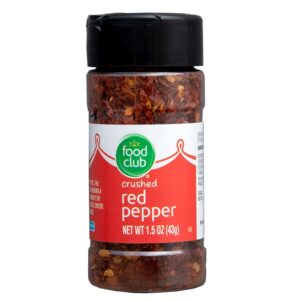 Food Club Crushed Red Pepper 2.68 Oz