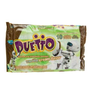 Duetto Chocolate Flavor Sandwich Cookie 12 Units/Pack