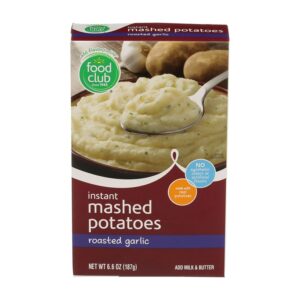 Food Club Roasted Garlic Instant Mashed Potatoes 6.6 Oz