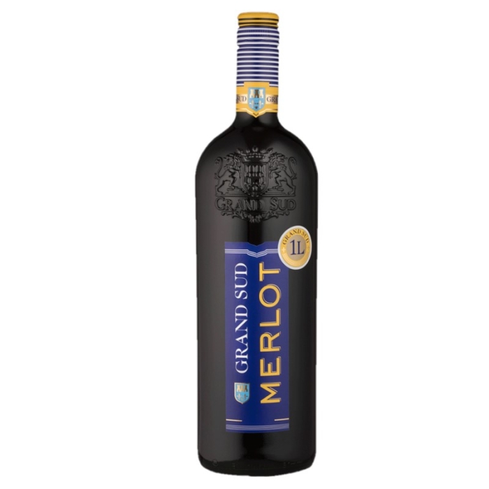 Merlot Grand Sud Red Wine 1 Lt