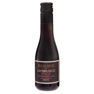 Lambrusco Secco Belle Rive Sparkling Red Wine 20 Cl