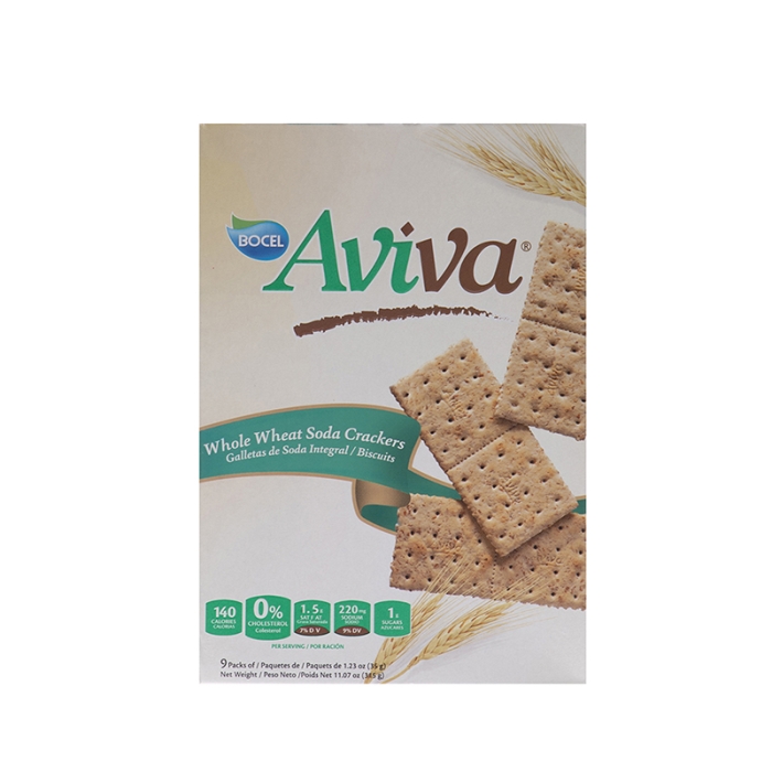 Aviva Whole Wheat Soda Cracker 9 Units/Pack