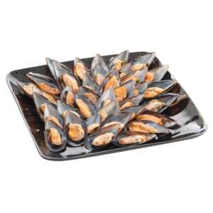 Frozen Black Half Shell Mussels, Lb