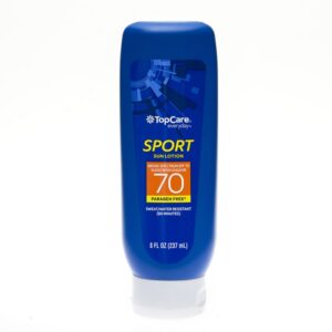 Top Care Sport Lotion Sunscreen Spf 70 8 Onz