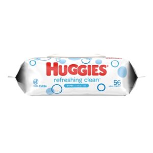Huggies Clean Soft Wet Wipes 56 Und/Pack