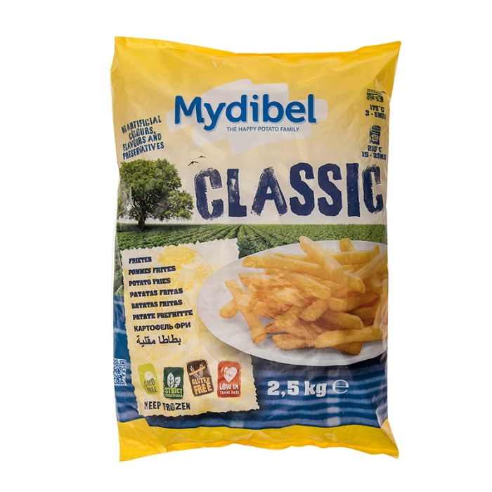 Mydibel Frozen Potatoes 2.5 Kg