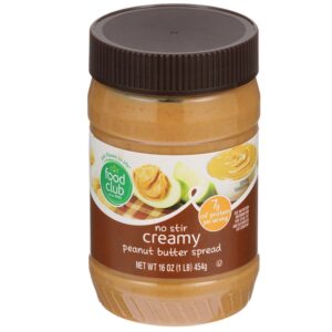 Food Club Peanut Butter 16 Oz