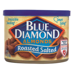 Blue Diamond Roasted Salted Almonds 6 OZ