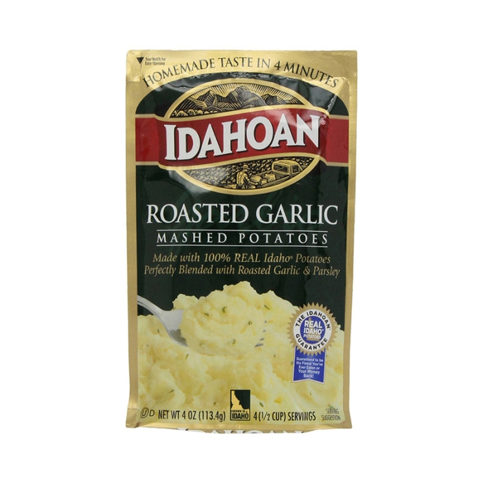 Idahoan Roasted Garlic Mashed Potatoes 4 Oz